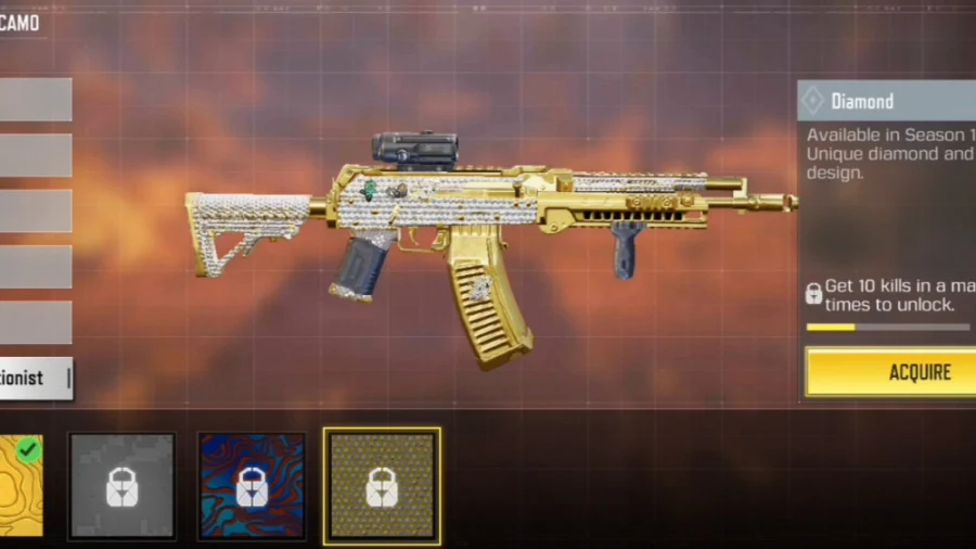 How to gold your Snipe in Kalaf Duty Mobile