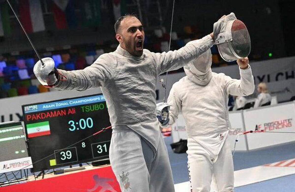 جام جهانی شمشیربازی| پاکدامن نایب قهرمان شد  دومین مدال با دومین طلسم شکنی