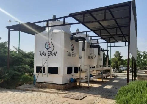 Cooling tower arrangement