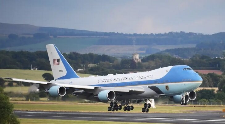 ترامپ |دلار |دیه کاخ پرنده ترامپ؟ /هواپیمای ۴۰۰ میلیون دلاری هدیه قطر که AirForce One را زیر سؤال برد!