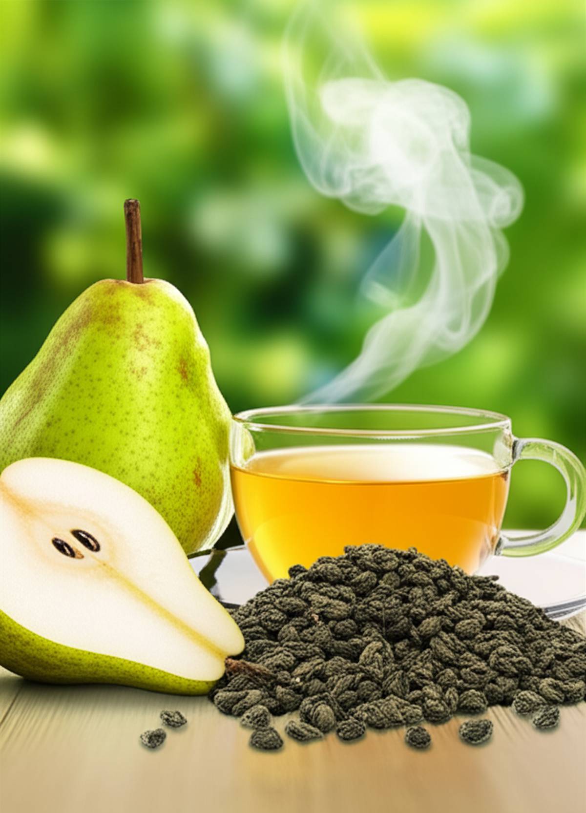 خواص چای گلابی باروتی